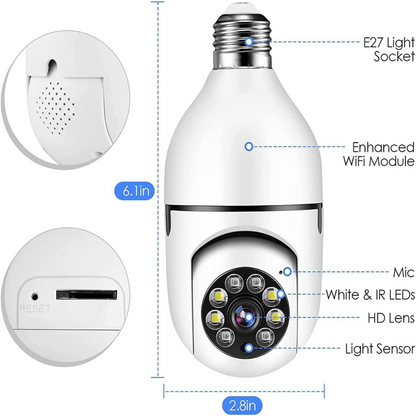 SmartVision 360º – Cámara bombilla inteligente