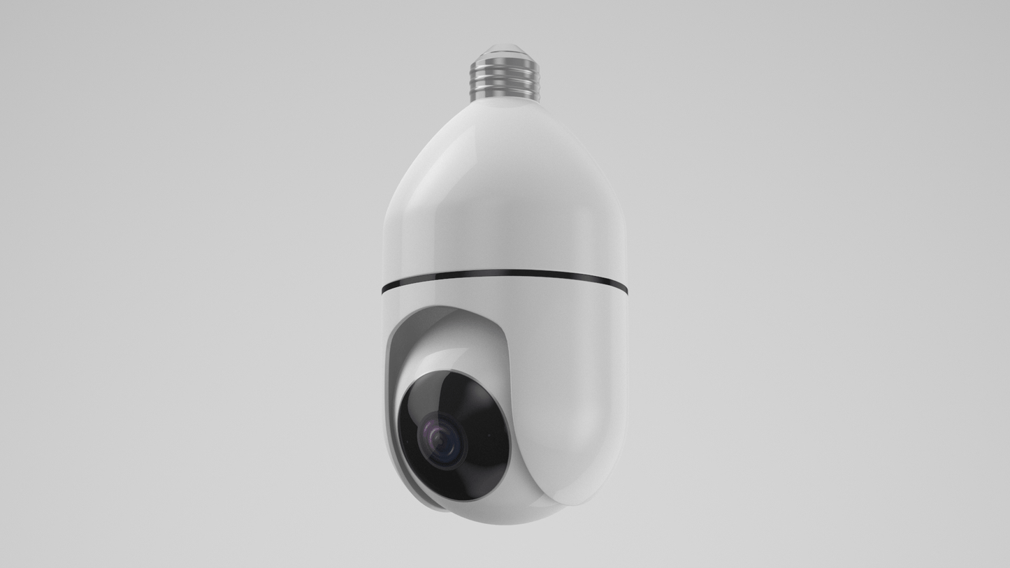 Bombilla Cámara de Seguridad WiFi 360°